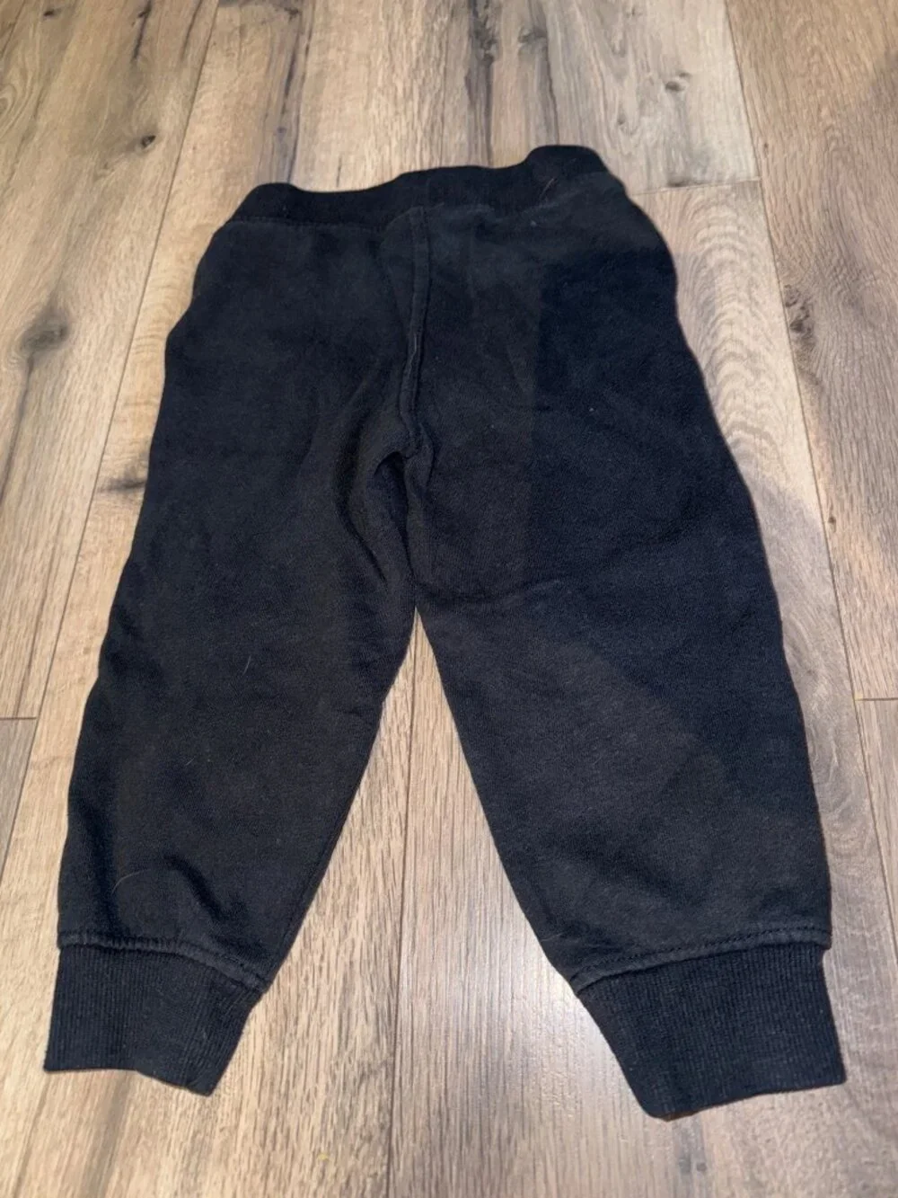 Timberland Toddler Boys Black Jogger Pants Size 3T Cotton Blend Elastic Waistban